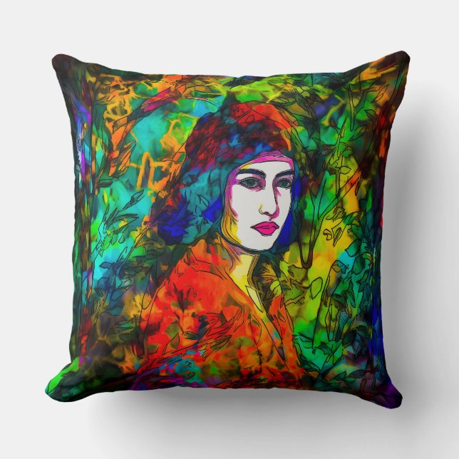 Red Beret Kussen (Voorkant)