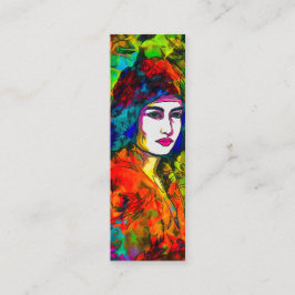 Red Beret Mini Visitekaartje