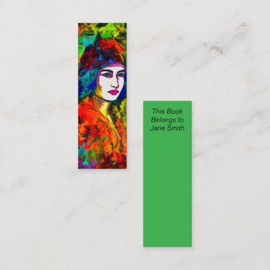 Red Beret Mini Visitekaartje (Voorkant / Achterkant)