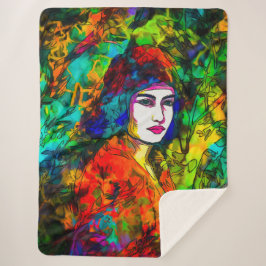 Red Beret Sherpa Deken