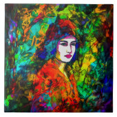 Red Beret Tegeltje (Voorkant)