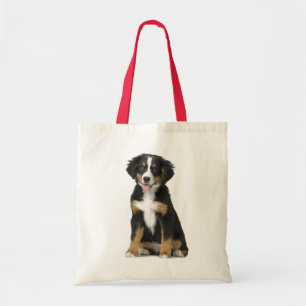 Red Berner Sennenhond Puppy Redding Adoptie Tote Bag