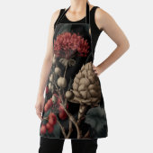 Red Berries and Exotic Seed Pods on Black Schort (Insitu)