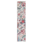 Red Berries and Vines Pattern Korte Tafelloper (Voorkant)