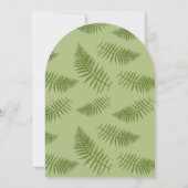 Red Berries Geometric Gold Photo Cards Kaart (Achterkant)