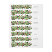 Red Berries Greenery kerstfeestdag  (Vel)