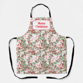 Red Berries kerst Schort (Voorkant)