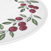 Red Berries krans Snijplank (Hoek)