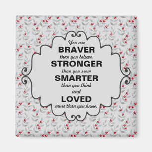 Red Berries laat woorden van aanmoediging achter Magneet