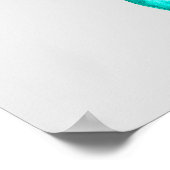 Red Berries waterverf kunst Poster (Hoek)