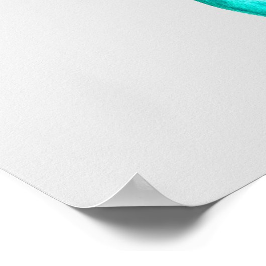 Red Berries waterverf kunst Poster (Hoek)