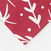 Red Berry Bliss Fleece Blanket (Hoek)