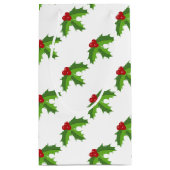 Red Berry Holly Klein Cadeauzakje (Achterkant)