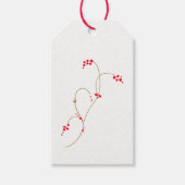 Red Berry Label Set Cadeaulabel (Voorkant)