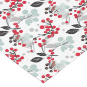 Red Berry Mistletoe Kerstpatroon Korte Tafelloper (Hoek)
