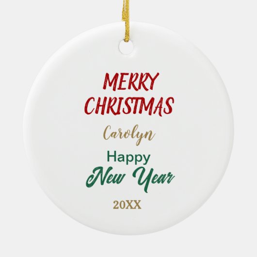 Red Berry Pine Shiba Inu Hond Keramisch Ornament (Achterkant)