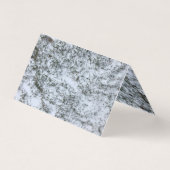 Red Berry Ribbon Snow Kaart (Achterkant)