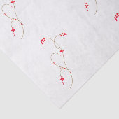 Red Berry Tissue Paper Tissuepapier (Detail)