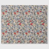 Red Berry Tree, William Morris Cadeaupapier (Vlak)