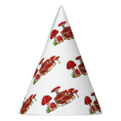 Red Berry Tuin Groen Paddestoel Magic Mushroom Feesthoedjes (Links)