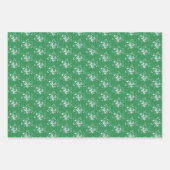 Red Berry Twigs Mixed kerstpatronen Inpakpapier Vel (Voorkant 3)