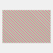 Red Berry WreatPhoto Collage Kerstmis Inpakpapier Vel (Voorkant 3)