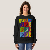 Red Berry Zomer Voedsel Fruit Pop Kunst Aardbei 1 Trui (Voorkant volledig)