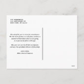 Red Beste kerstman, ik zal Pet met Kerstmis uitleg Feestdagenkaart (Achterkant)