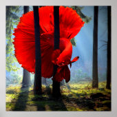 Red Betta Fish Poster (Voorkant)