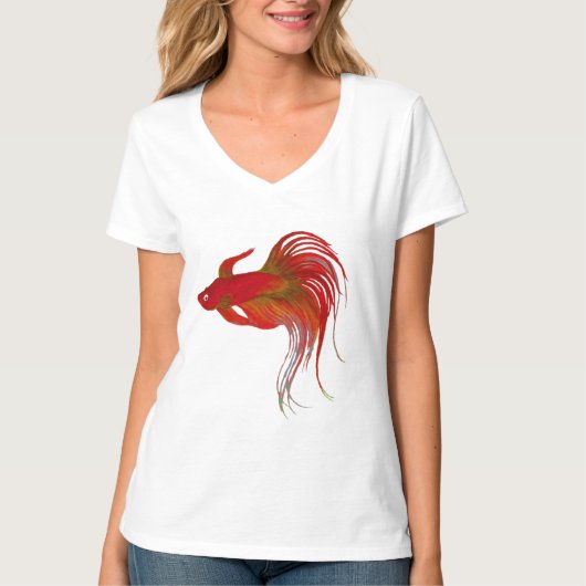 Red Betta T-shirt (Voorkant)