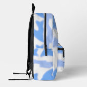 Red Bi-plane klaar voor opstijgen Bedrukte Rugzak (Links)