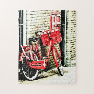Red Bicycle & Amsterdam, Nederland/design Legpuzzel