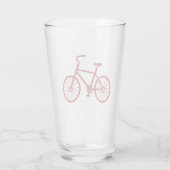 Red Bicycle Glass Glas (Achterkant)