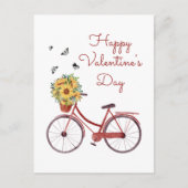 Red Bicycle Valentijn Briefkaart (Voorkant)