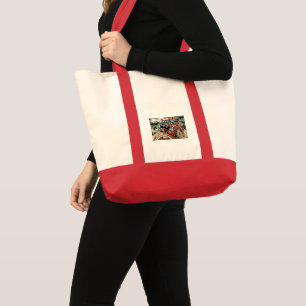 "Red Bicycles" Canvas Pocket Canvas tas