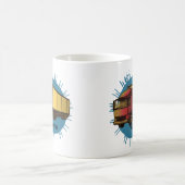 Red Big Rig Truck mok (Center)