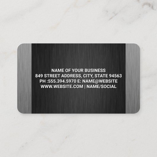 Red Big Rig | vrachtvervoer | Stuurprogramma Visitekaartje (Achterkant)