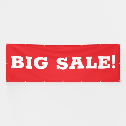 Red BIG SALE! Banner (Horizontaal)