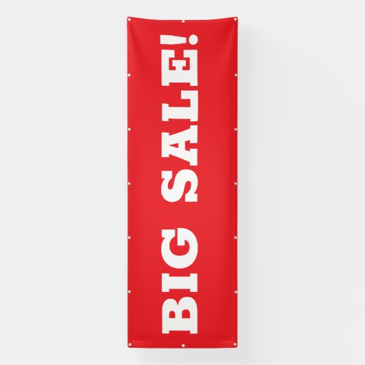 Red BIG SALE! Banner (Verticaal)
