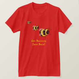 RED BIJEN en Red de wereld T-shirt