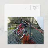 Red Bike Briefkaart (Voorkant / Achterkant)