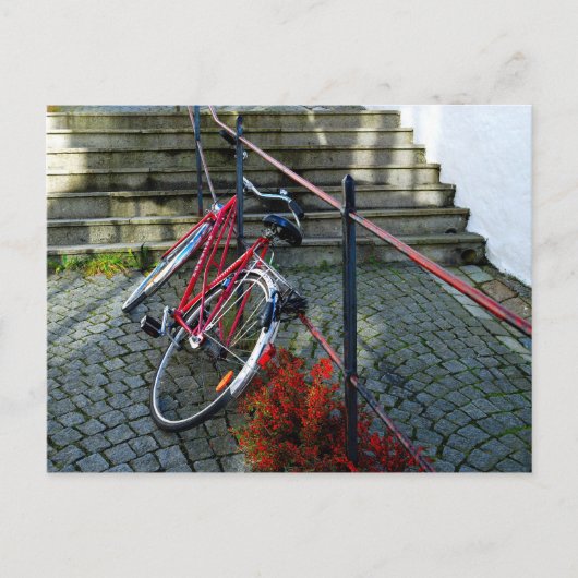 Red Bike Briefkaart (Voorkant)