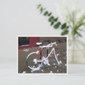 Red Bike Briefkaart (Staand voorkant)