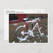 Red Bike Briefkaart (Voorkant / Achterkant)