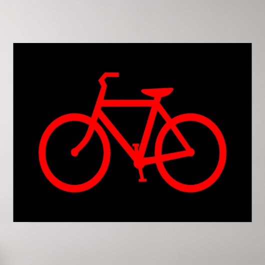 Red Bike Poster (Voorkant)