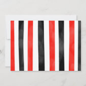 Red Bike Verjaardag Foto uitnodiging (Achterkant)