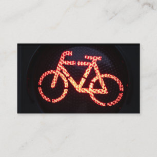 Red Bike voor reparatie van fietsen Visitekaartje