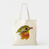 Red-Billed Leiothrix Bird—simplified Tote Bag (Achterkant)