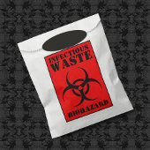 Red BIOHAZARD Infectieuze Afval Trick or treat Tas Bedankzakje