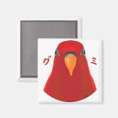 Red birb "GUMI" Magneet (Voorkant / Achterkant)